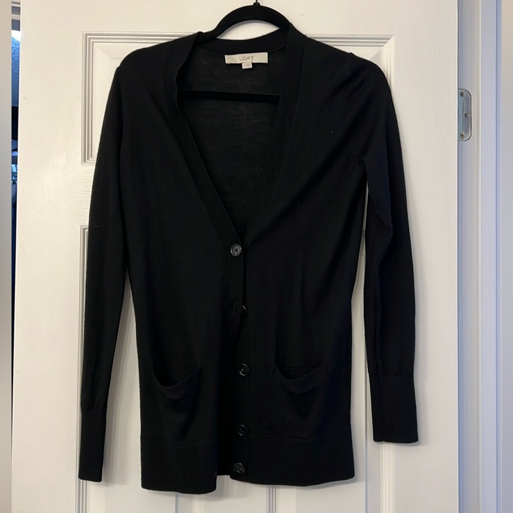 Black Loft Cardigan